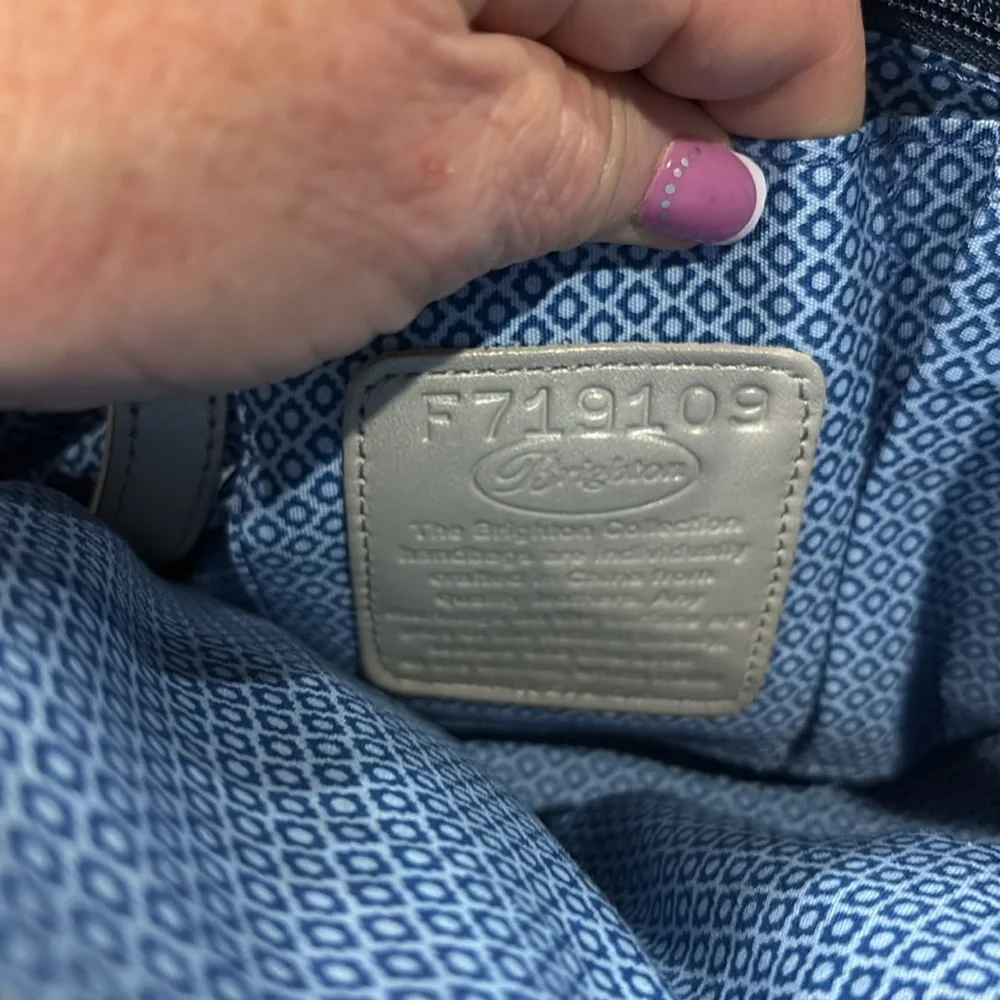 EUC -Brighton Jolene Blue Bag - Picture 10 of 10